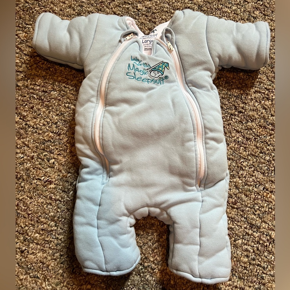 Large Baby Merlin’s Magic Sleep Suit- Blue